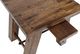 Jofran Inc. Cannon Valley Brown Trestle End Table-4