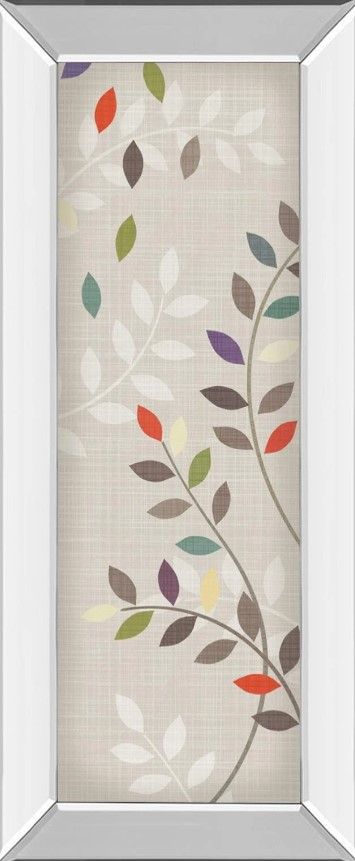 Classy Art Leaflets by Tandi Venter Mirror Framed Wall Art-0