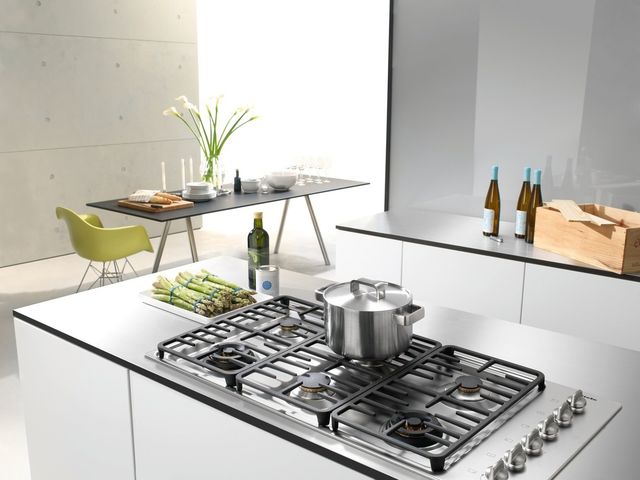 Miele 42" Stainless Steel Liquid Propane Cooktop-1