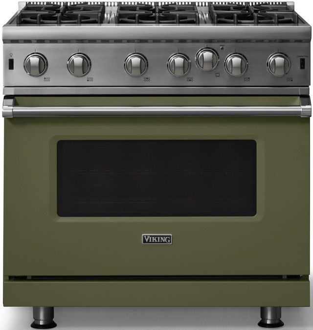 Viking® 5 Series 36" Martini Pro Style Natural Gas Range-0