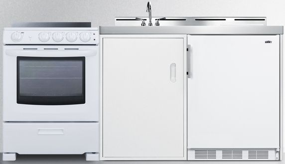 Summit® 72" White All-In-One Kitchenette-0