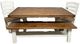 Million Dollar Rustic 4-Piece Brown/Frosted White Dining Set-0