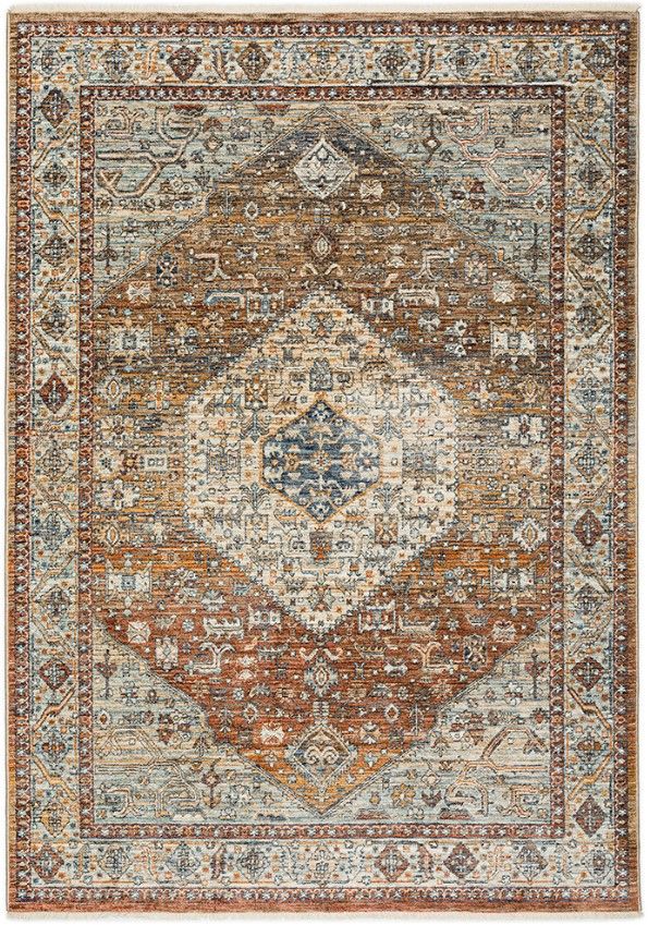 Dalyn™ Rug Company Bergama Paprika 5'x8' Style 1 Area Rug-0