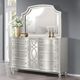 New Classic® Home Furnishings Reflections Silver Dresser and Mirror Set-4