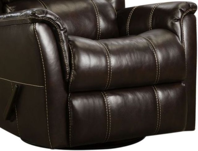 HomeStretch Mercury Walnut Manual Swivel Glider Recliner-2