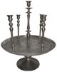 A & B Home Silver Candle Holder-0
