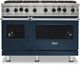 Viking® 5 Series 48" Slate Blue Pro Style Natural Gas Range-0