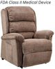 UltraComfort™ Polaris Maize Medium Power Lift Recliner with 4 Motor Heat and Vibrating Massage-0
