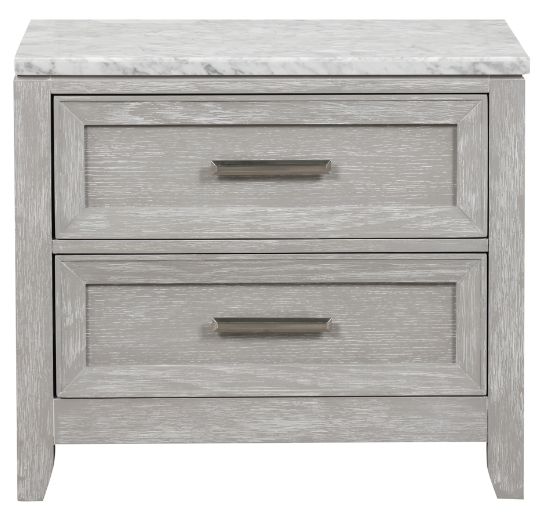 New Classic® Home Furnishings Fiona 4-Piece Mist Gray King Panel Bedroom Set-3