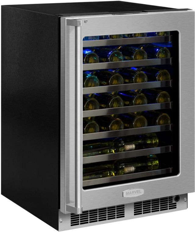 Marvel Professional 5.2 Cu. Ft. Stainless Steel Wine Cooler