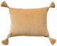 Nourison Home™ Mina Victory Vintage Pillow Oval Floral Border Beige 14"x18" Throw Pillow-1