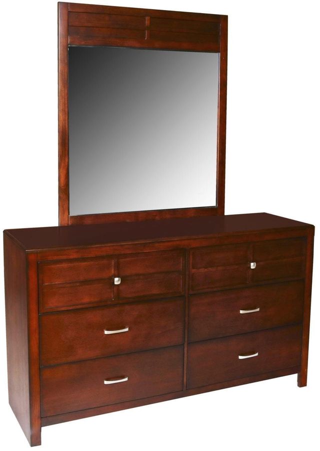 New Classic® Home Furnishings Kensington Burnished Cherry Dresser Mirror-1