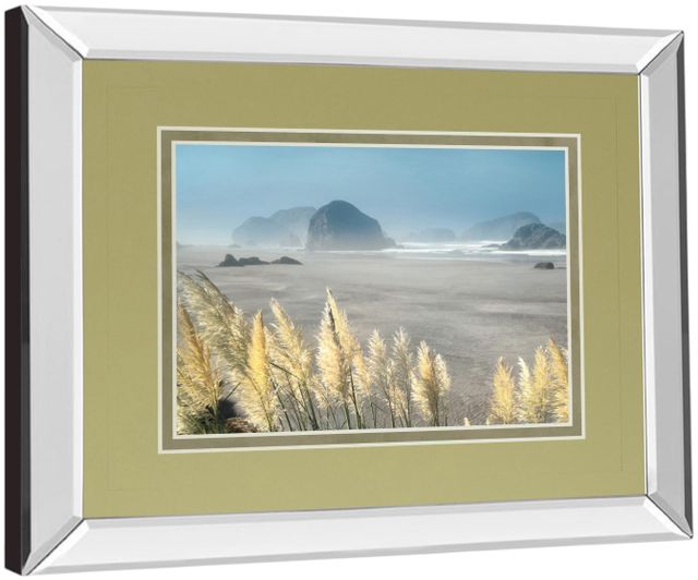 Classy Living Frates Pompas Beach Mirror Framed Wall Art-3