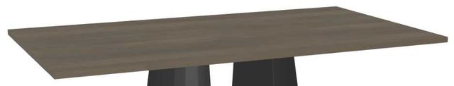 Amisco Customizable Gemma Birch Veneer 72" Rectangular Dining Table-1
