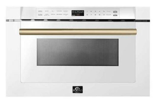 FORNO® Capoliveri Espresso 1.2 Cu. Ft. White Built In Microwave Drawer