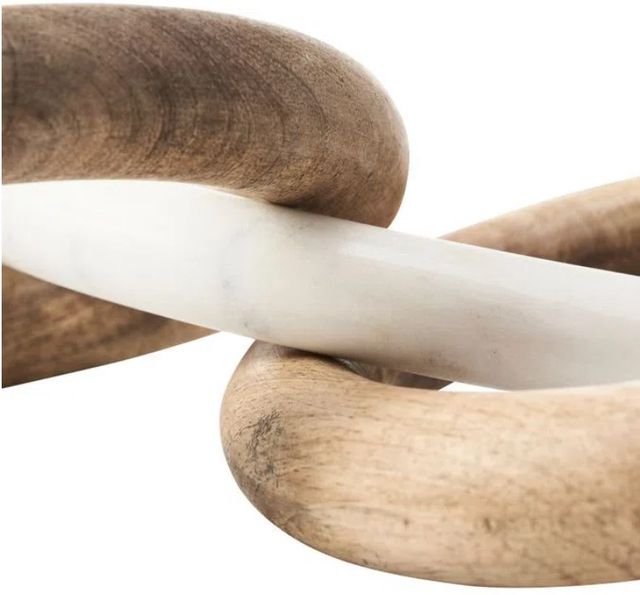 Renwil® Lusine Natural Brown/White Decorative Object-2