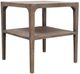 Nest Home Collections Morgan Natural Gray Corner Table-0