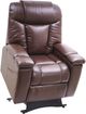 UltraComfort™ Rhodes Umber Medium Power Lift Recliner with HeatWave-0