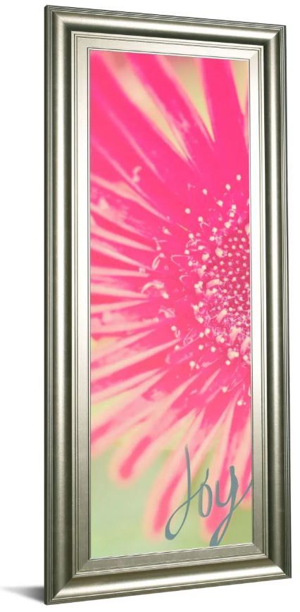 Classy Art Pink Joy Flower by Susan Bryant Framed Print Wall Art-0
