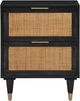 TOV Furniture Sierra Black 22" 2-Drawer Nightstand-3
