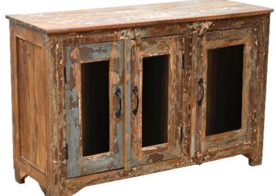 Jaipur Furniture Wdn Brown Royal Trophy Cabinet-1