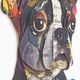 YHD Hipster Doggie I Wall Art-4
