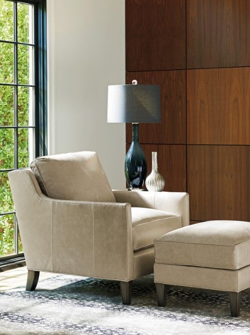 Lexington Home Customizable Ariana Turin Leather Chair-1