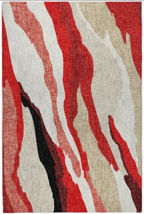 Dalyn™ Rug Company Lorenzo LN4 Red 5'x8' Area Rug-0