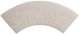 Magnussen Home® Paxton Place Baja Fog/Dovetail Gray Curved Upholstered Bench-4