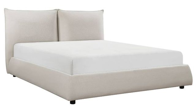 Homelegance® Linna Beige Queen Platform Bed-0
