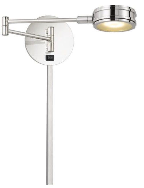 Cal® Lighting & Accessories Villach Chrome Wall Lamp-1