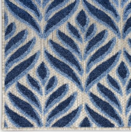 Nourison Home™ Aloha Blue 5'x8' Style 11 Indoor/Outdoor Area Rug-2