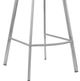 Armen Living Aura Gray 26" Swivel Counter Stool-4