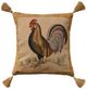 Nourison Home™ Mina Victory Vintage Pillow Beige Rooster 20"x20" Throw Pillow-0
