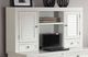 Parker House® Boca 4-Piece Cottage White L-Shaped Office Desk with Credenza and Hutch Set-1