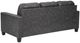 Benchcraft® Venaldi Gunmetal Sofa Chaise-2