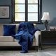 Olliix by Premier Comfort Parker 60" x 70" Navy Corduroy Plush Down Alternative Throw-1