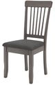 Signature Design by Ashley® Shullden Gray Upholstered Dining Side Chair-2