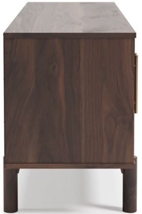 Signature Design by Ashley® Calverson Mocha Medium TV Stand-3