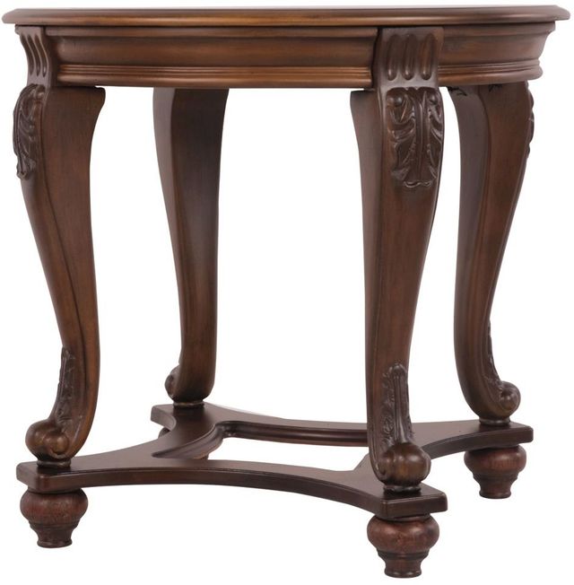 Signature Design by Ashley® Norcastle 2-Piece Dark Brown Living Room Table Set-1
