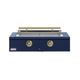 Caliber™ Rockwell Social 42" 2-Burner Cobalt Built-In Natural Gas Grill with Gold Hardware-0