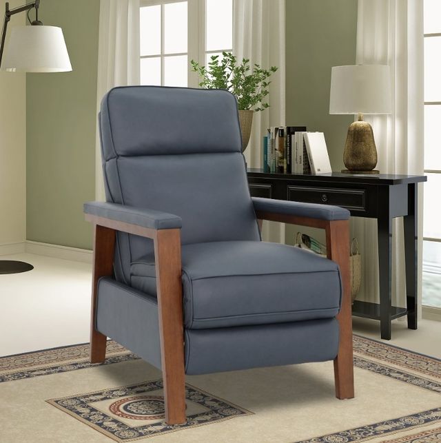 BarcaLounger® Ashland Santa Fe Ocean Leather Manual Recliner-2