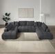 ACME Furniture Chosen 3-Piece Gray U-Shape Sectional-1