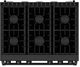 Thor Kitchen® A-series 36" Matte Black Contemporary Freestanding Pro Style Gas Range-5