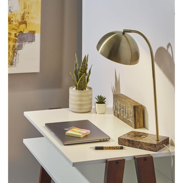 Adesso® Sawyer Black LED Adessocharge Wireless Charging Desk Lamp-1