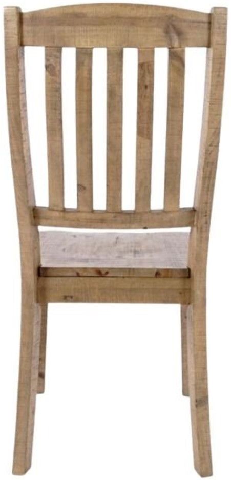 Jofran Inc. Carlyle Crossing Beige Slatback Side Chair-3