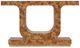 Hooker® Furniture Melange Burlesque Warm Golden Console Table with Gold Plynth  Base-2