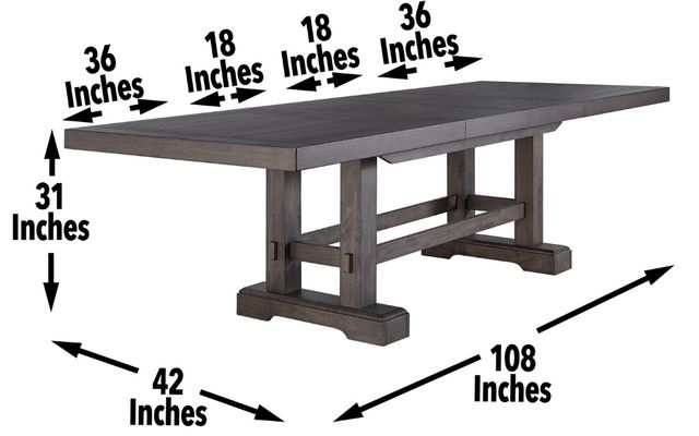 Steve Silver Co. Napa Dusky Cedar Dining Table-3