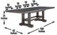 Steve Silver Co. Napa Dusky Cedar Dining Table-3