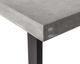 Moe’s Home Collection Jedrik Dark Grey Concrete Small Outdoor Dining Table with Black Metal Legs-4